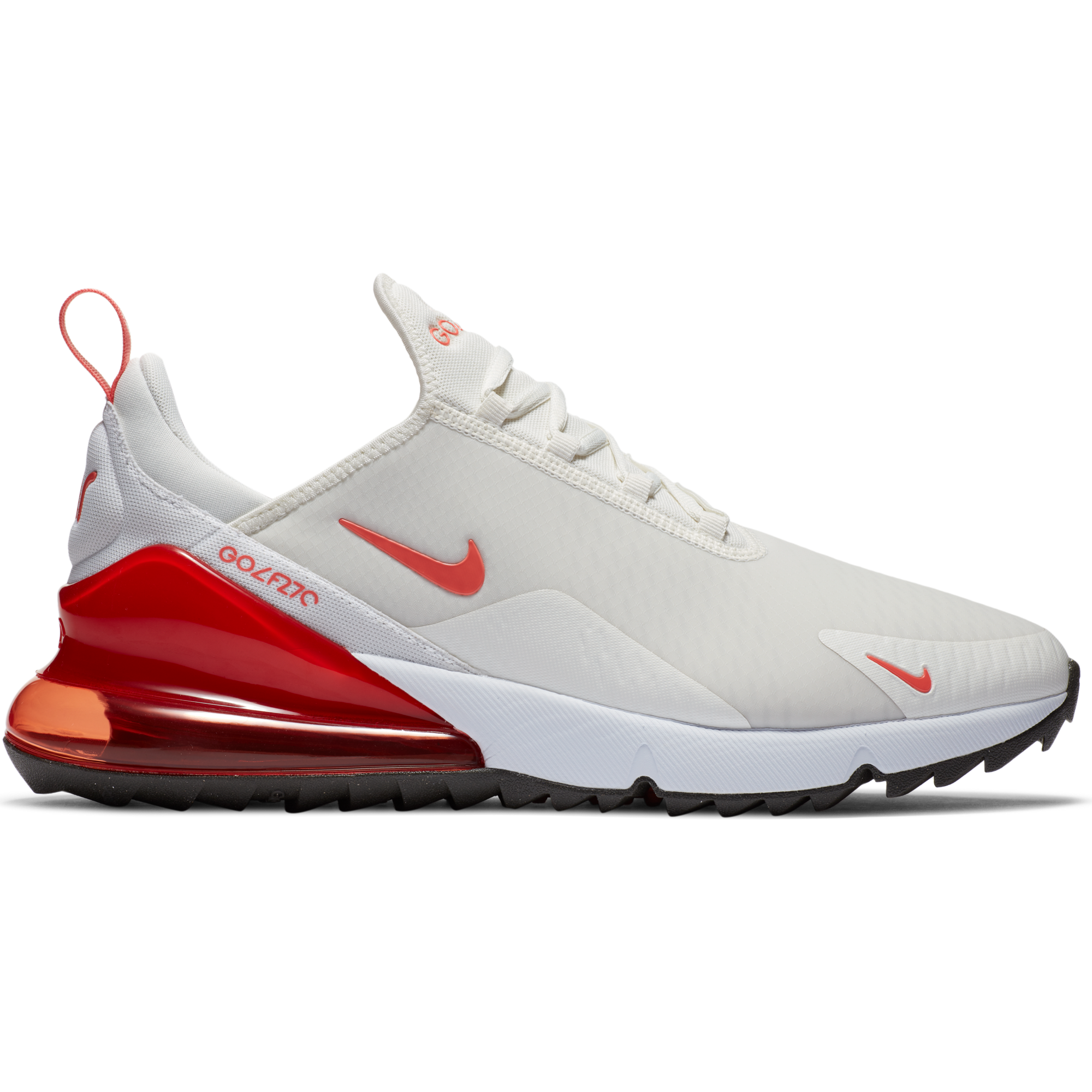 Men's Air Max 270 G Spikeless Golf Shoe - Ivory/Red | NIKE | Golf